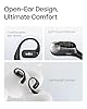 SHOKZ OpenFit for 2023 Open-Ear True Wireless Bluetooth Headphones with Microphone, Earbuds with Earhooks, Sweat Resistant, Fast Charging, 28HRS Playtime (Black)
