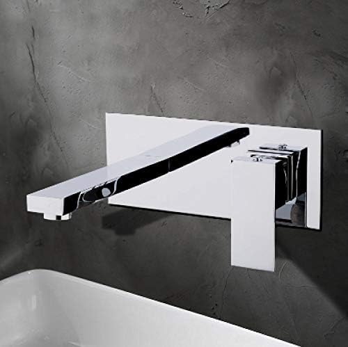 Robinets de cuisine et salle de bains carrés avec mitigeur de lavabo mural