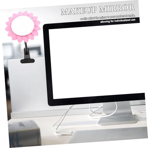 Miroir de maquillage compact rose avec système anti-espionnage intégré - 8