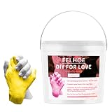 Kit de moulage de plâtre à faire soi-même, kit de moulage à la main pour jusqu'à 6 personnes (adultes et enfants) | Kit de sculpture souvenir pour enfants, mariages, anniversaires de mariage