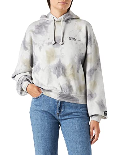 Dr. Denim Estrid Hoodie Sudadera con Capucha, Storm Tie Dye, S para Mujer Cover