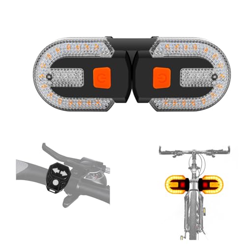 Image of Bicycle Turn Signals, eBike Mods Blinker Taillights for Night Riding, Rechargeable Tail Light for Dirt Bike E-Bike Motorcycle Scooter MTB Front and Rear Road Cycling Kids Adult Biking Safty
