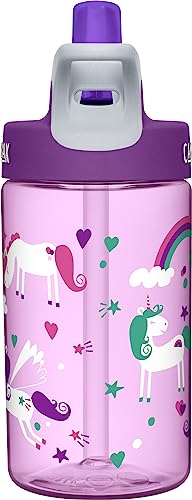 CamelBak Unicorns Eddy Boy' and Girl's Plastic Water Bottle (0. 4L)