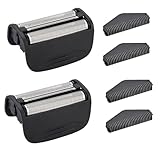 Replacement Head and Cutter Assembly Compatible with Remington PF7400, PF7500, and PF7600 Foil Shavers，2 PACK（BLACK）