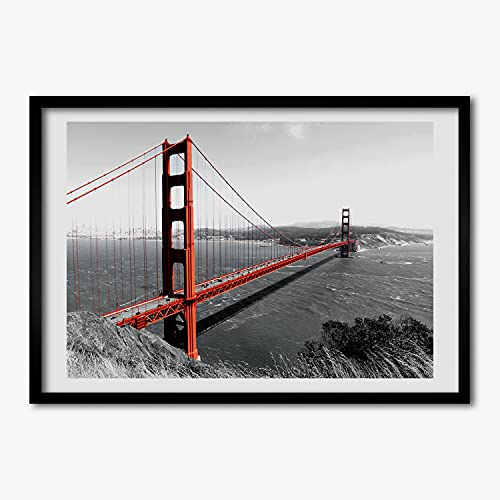 Tableau décoratif Pont de San Francisco pour salon moderne 100x70