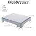 Anti-Rutsch Halbstufe, One Step Stool für Senioren, Tragbare Tritthocker Bis 200 Kg, Stapelbare Halbstufe Treppenhilfe für Senioren, Kinder, Dusche, Auto, Outdoor (Grau)