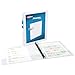 Avery Economy Showcase View 3 Ring Binder, 1 Inch Slant Rings, 1 White Binder (19601)