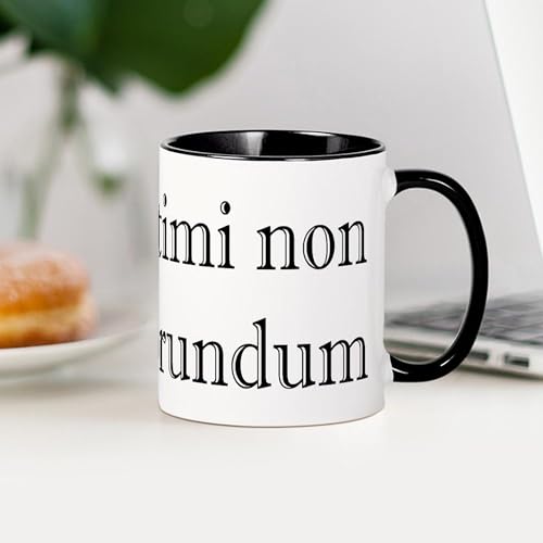 Taza de cerámica blanca 11 oz miniatura 4