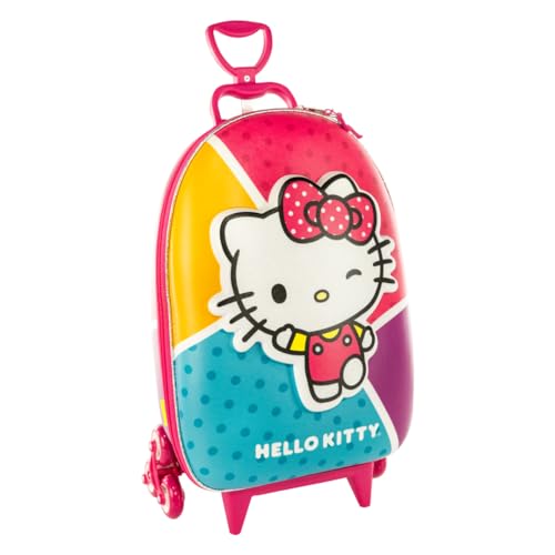 Mochila Infantil 3d Hello Kitty 6 rodas Color Maxtoy