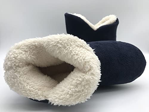 Fuzzy Ankle Booties Slippers For Women Fashion Fleece Boots Memory Foam House Shoes Winter Fluffy Boots3