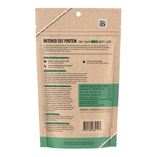 Image of Vital Essentials Freeze Dried Minnows Dog Treats | Single Ingredient | Premium Quality | Grain Free Treats for Dogs, 2.5 oz Bag