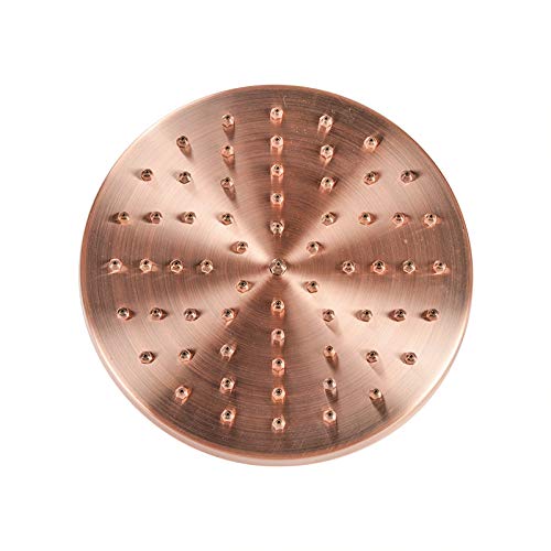 Pomme de douche pluie vintage en cuivre rouge retro de haute qualite 8 pouces