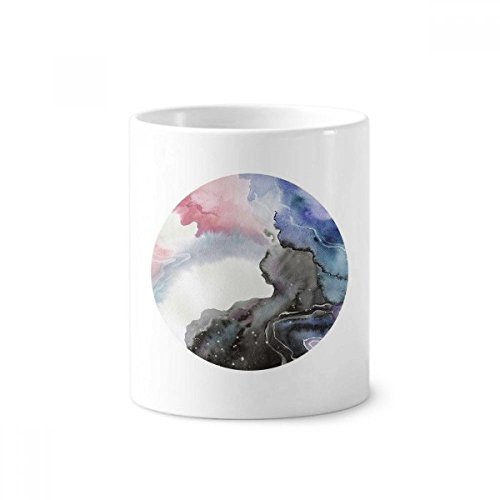 Tasse blanche en céramique 8.2cm de diamètre pour organiser votre lavabo