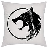 NoMoreFamous Wolf The Witcher Almohada Pillow