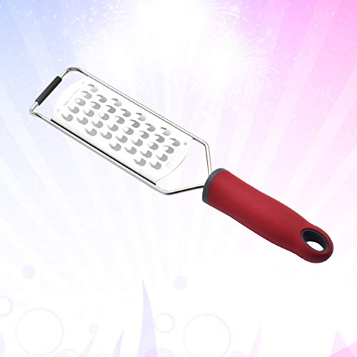 Hemoton Grater de aço inoxidável com alça para cortador de vegetais manual de queijo de alho de geng