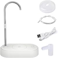 DONGKER Automata Vízadagoló 6 Sebességgel, USB Elektromos Asztali Vízszivattyú LED Kijelzővel, 2400ml Kapacitás Otthonra, Irodába, Kempingez 1