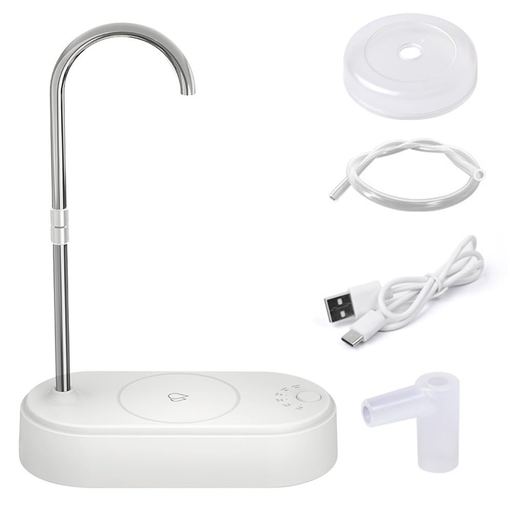 Distributeur d'eau de Bureau,Mini Pompe À Bouteille d'eau de Comptoir À 6 Vitesses avec Affichage LED Bleu,Chargement USB pour Maison,Bureau,Voyages en Plein Air,Camping