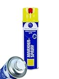 MW Markierspray Markierungsfarbe Marker Signierspray GELB 500ml