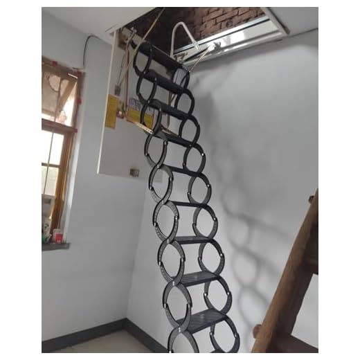 WhamtL Compact Attic Ladder for Small Spaces