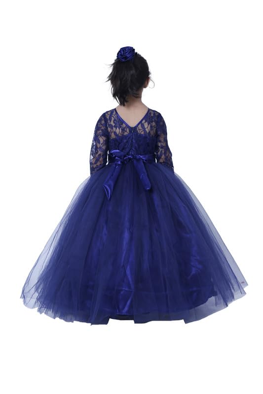 Image of Girl's Synthetic A-Line Maxi Dress