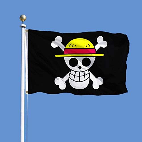 Chapeu De Palha Luffy Bandeira Luffy De 9 X 1 5 M Com Chapeu De Palha Para Decoracao Interna E Externa Decormaster Amazon Com Br