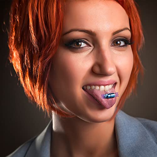 Generic 1Pcs Piercing Língua Vibrando Piercing Língua de Aço Inoxidável Metal Piercings Jóia Do Corp