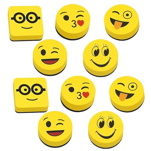 10 Stück Whiteboard Schwamm, Magnetische Tafelschwamm Set, 5 * 5 * 2 cm, Ideal Für Schule, Büro Und Zuhause, Praktischer Whiteboard Reiniger