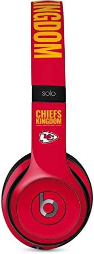 Skinit Decal Audio Skin Compatible with Beats Solo 2 Wired - Officially Licensed NFL Kansas City Chiefs Team Motto Design