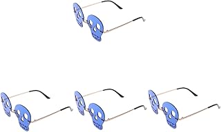 4 Pares De Óculos De Sol Engraçados Óculos De Sol Masculinos Óculos De Sol Óculos Sem Aro PC Óculos Sem Armação Azul Óculos De Sol De Festa Óculos De Sol De Festa Praia Óculos