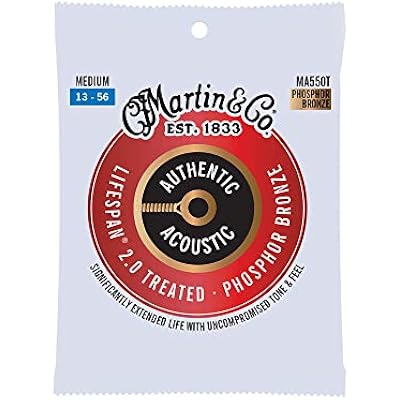 Martin Authentic Acoustic Guitar Strings - Lifespan 2.0 Treated
