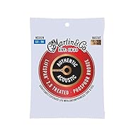 BRIGHT TONES: Martin Authentic Acoustic Strings provide excellent tuning stability and playability with bright and rich tones. Discover your guitar's true voice with this professional-grade guitar string pack. TREATED FOR A LONG LIFE: These heavy-dut...