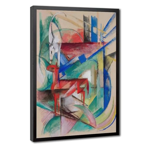 Impression giclée animal Franz Marc tableau pour raviver un mur blanc