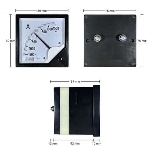 Voltmètre ampèremètre à panneau analogique DC pour éviter les surcharges - 3