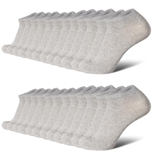 Image of EnerWear-Coolmax Unisex 24P /10P Cotton Low Cut No Show Ankle Socks