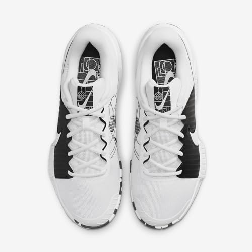 Nike Zoom Challenge Men's Pickleball Shoes (FQ4154-100, White/White-Black) Size 94