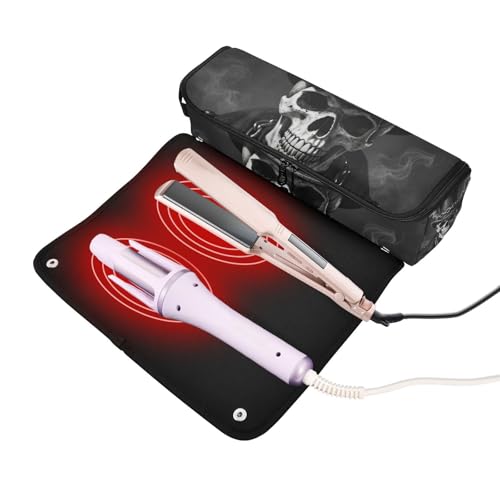 Bolsa de viaje 2 en 1 para planchas de pelo con base resistente al calor miniatura 2