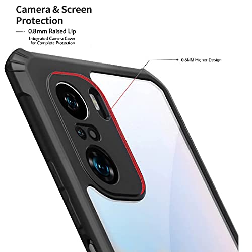 Image of Amazon Brand - Solimo Mobile Cover (Soft & Flexible Shockproof Back Case with Cushioned Edges) for Mi 11X / Mi 11X Pro / Mi Poco F3 (Black)