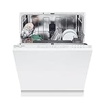 Candy CI 4C7L0W-80 Integrated Dishwasher, 14 Place Setting, Black Bezel, C Rated