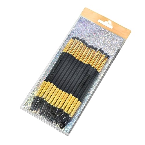 Didiseaon Spiral Eyelash Roller Eyebrow Brush Double-ended Makeup Brush Set 12pcs for Women