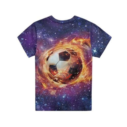 Short Sleeve T Shirts Girls Boys Crew Neck Tees Novelty Print Unisex Shirt Tops Size 3-16 Years Toddler Kids2