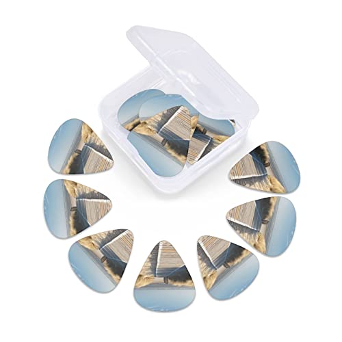 Lot de 12 médiators en bois pour guitare électrique, acoustique ou basse – Accessoires de guitare de 0,46 mm, 0,71 mm, 0… - Les Beatles, Paul McCartney, John Lennon, RIngo Starr, George Harrison Lot de 12 médiators en bois pour guitare électrique, acoustique ou basse - Accessoires de guitare de 0,46 mm, 0,71 mm, 0… – Image 7