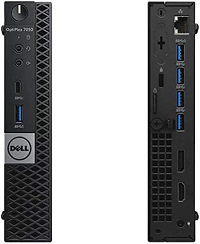 Image of Dell OptiPlex 7050 MFF Intel Core i5-6600T 8GB 128GB Desktop PC Refurbished Window 10 Professional with Keyboard and Mouse (Renewed)