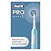 Oral-B Pro 1 Electric Toothbrushes Adults, Oral B Electric Toothbrush, With 3D Cleaning, 1 Toothbrush Head, Gum Pressure Control, 2 Pin UK Plug, Blue, Travel Electric Toothbrush
