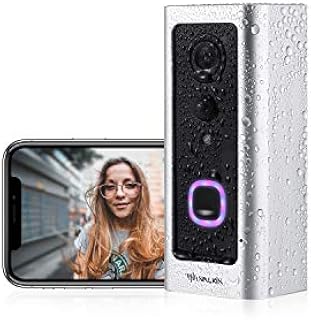 VALKIA Video Doorbell Camera with 1080P Wide Angle, Motion Activated Alerts, 2-Way Audio