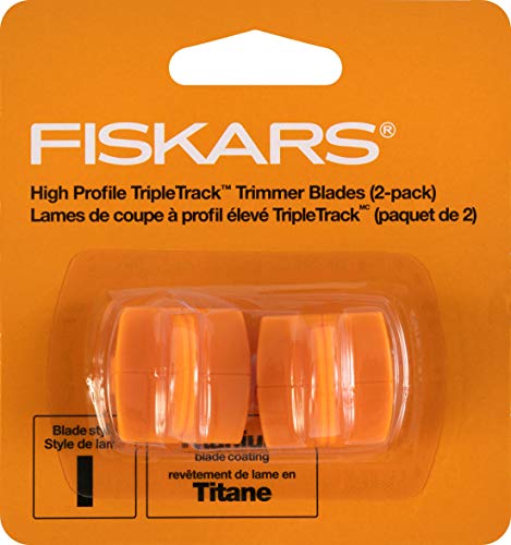 Fiskars Paper Trimmer Blades 2 pc. Titanium TripleTrack Style I