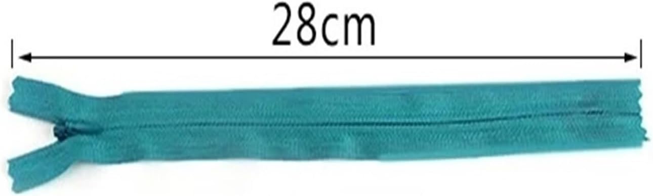Invisible Zipper 10 Packs of Invisible Zippers, Nylon Coil DIY Fabric Sewing Accessories for Clothes(144 Rose)
