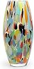 Jarrón de vidrio artístico estilo Murano soplado a mano con efecto confeti de colores | Jarrón artístico para flores, centro de mesa decorativo Seguso - Regalo para Navidad, Día de la Madre, San Valentín o inauguración 2