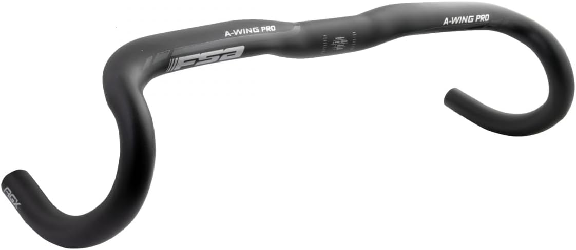 Full Speed Ahead - A-Wing Pro AGX Alloy Drop Handlebar | for Road and Gravel Bikes | 44 cm Width, Alloy