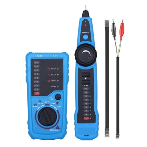 Rastreador de cable FWT11 y probador de red LAN RJ45 para mantenimiento de líneas