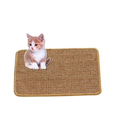 Tapis à gratter pour chat en sisal naturel protection de meuble - 8